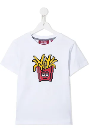 MOSTLY HEARD RARELY SEEN Fries print cotton T-shirt
