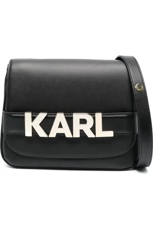 Karl Lagerfeld K/Letters logo-plaque crossbody bag