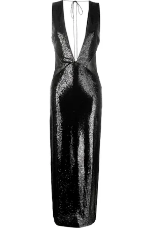 REV Sequin-embellished maxi dress