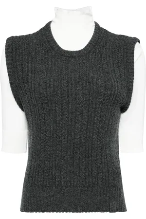 Victoria Beckham Mock-neck knitted top