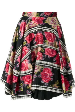 Comme des Garçons 1989 layered floral skirt