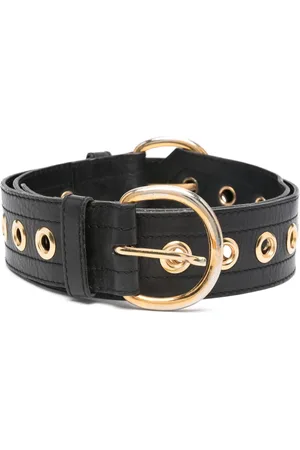 Saint Laurent 2000s double-buckle leather belt