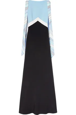 Puccini Colour-block long dress