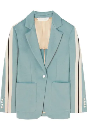 Palm Angels Side-stripe single-breasted blazer