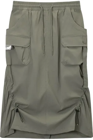 Musium Div. Cargo-pockets midi skirt