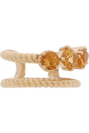 Dolce & Gabbana 18K yellow citrine ear cuff