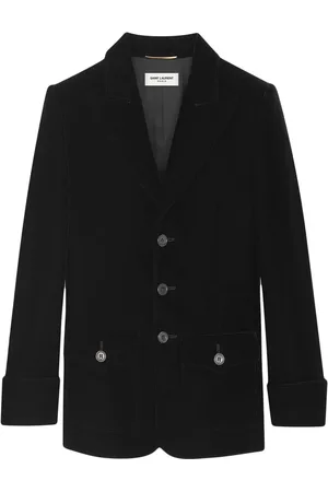 Saint Laurent Single-breasted velvet jacket