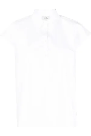 Woolrich Cap-sleeves cotton shirt