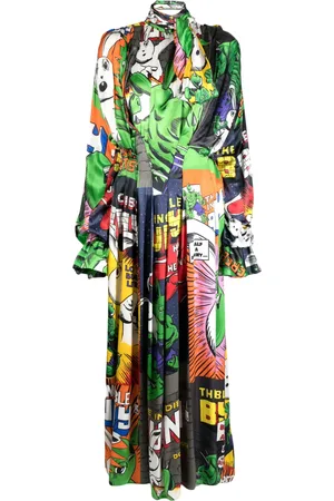Natasha Zinko Comics-print maxi dress