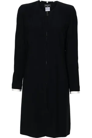 CHANEL 1997 crepe midi dress
