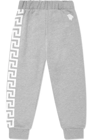 VERSACE Greca cotton track pants