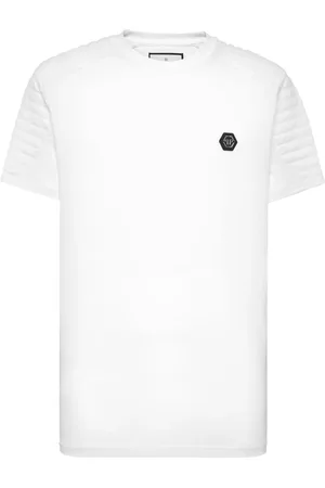 Philipp Plein Logo-plaque cotton T-shirt
