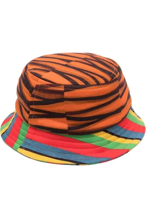 PIERRE-LOUIS MASCIA Multi-way striped bucket hat