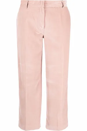 Burberry 2000s straight-leg cropped trousers