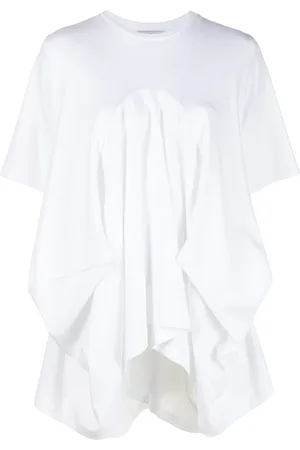 GOEN.J Draped cotton T-shirt