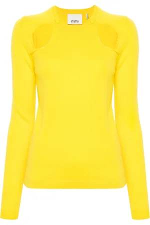 Isabel Marant Velen cut-out cashmere top