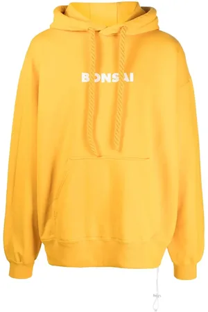 BONSAI Logo-print cotton hoodie