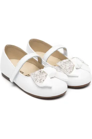 Babywalker Bow-detailed ballet flats