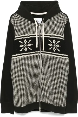 JUNYA WATANABE Intarsia-knit hoodie