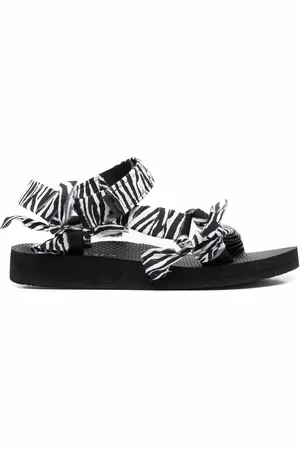 Arizona Love Trekky zebra-print gauze sandals