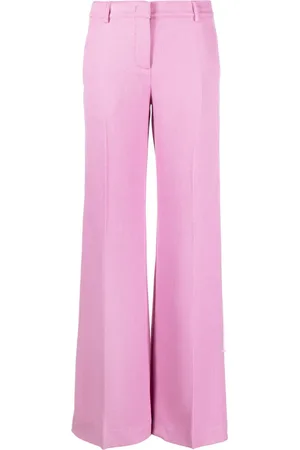 Etro Flared wool-blend trousers