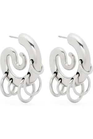 Panconesi Pierced Serpent hoop earrings