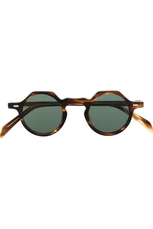 LESCA Yoga round frame sunglasses