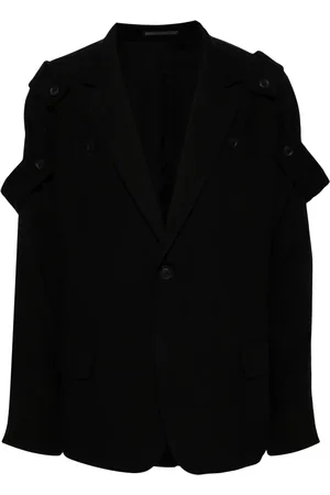 YOHJI YAMAMOTO Open-sleeve single-breasted jacket