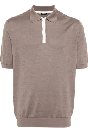 Kiton Fine-knit polo shirt