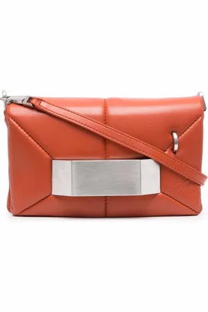 Rick Owens Griffin leather messenger bag