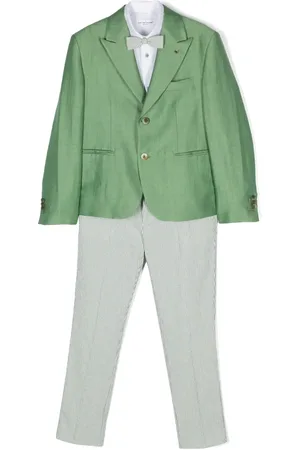 COLORICHIARI Double-breasted striped suit set
