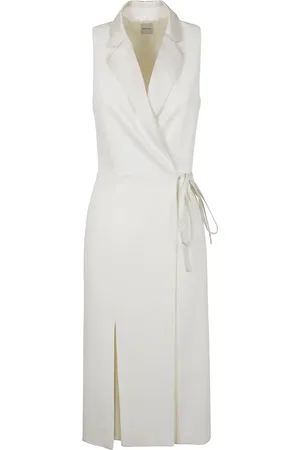 Paul Smith Wrap-detail sleeveless dress