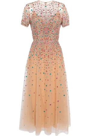 Elie saab Bead-embellished midi dress
