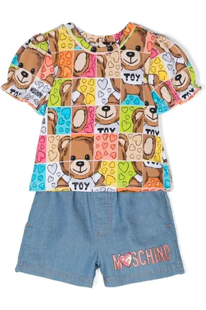 Moschino Teddy Bear-print T-shirt and shorts set