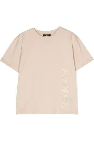 Balmain Logo-embossed cotton T-shirt