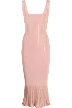 GALVAN Atalanta knitted midi dress
