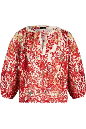 Etro Paisley-print embroidered poplin blouse