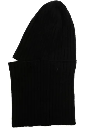 LANEUS Ribbed-knit wool balaclava