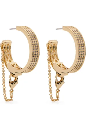 Eddie Borgo Chain hoop earrings