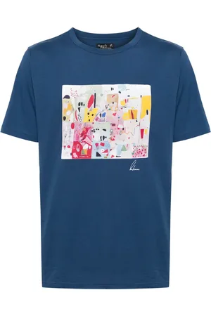 AGNÈS B. Graphic-print cotton T-shirt