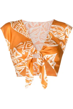CLUBE BOSSA Front-tied top