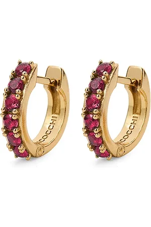 EMANUELE BICOCCHI Logo-engraved hoop earrings