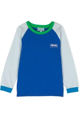 Kenzo Logo-print long-sleeve cotton T-shirt