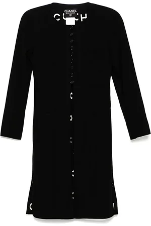 CHANEL 1997 collarless coat