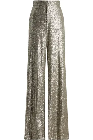 Ralph Lauren Welles sequin-embellished trousers