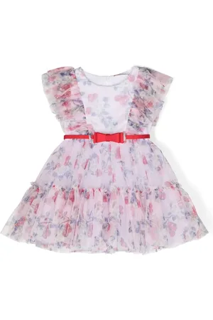 MONNALISA Frill-trim sleeveless dress