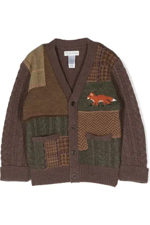 Ralph Lauren Patchwork-pattern wool cardigan