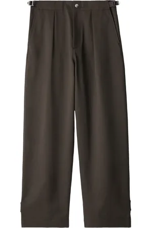 Burberry Straight-leg cotton trousers