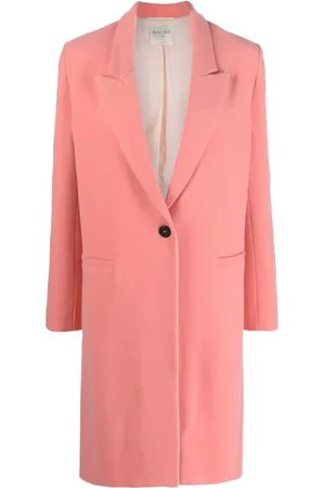 FORTE FORTE Single-breasted wool-cashmere coat