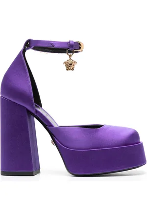 VERSACE Medusa Aevitas 125mm satin pumps
